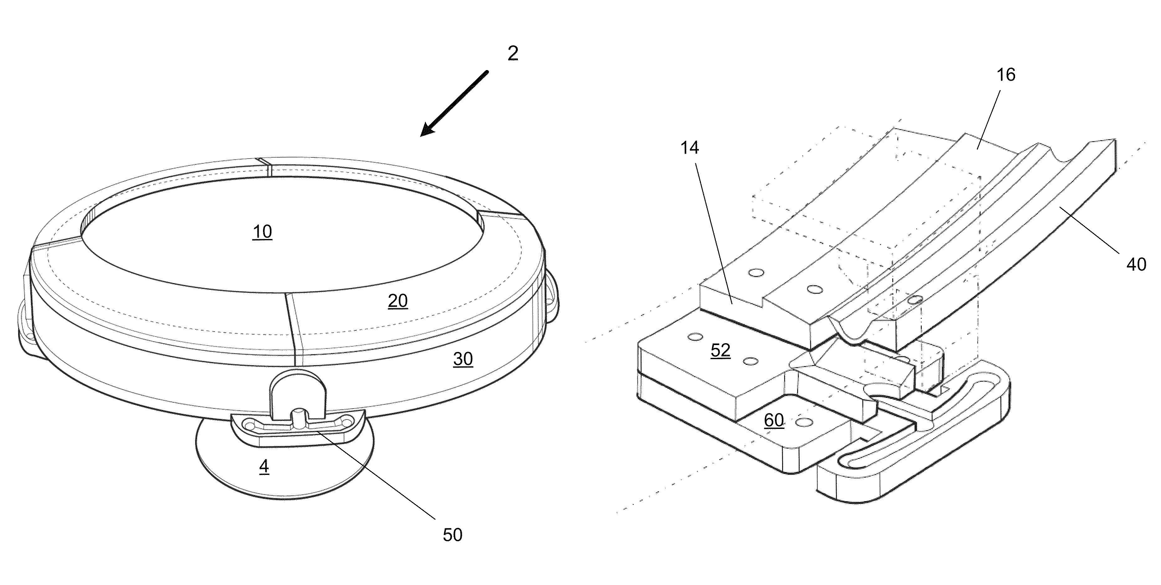 Table and game for marbles