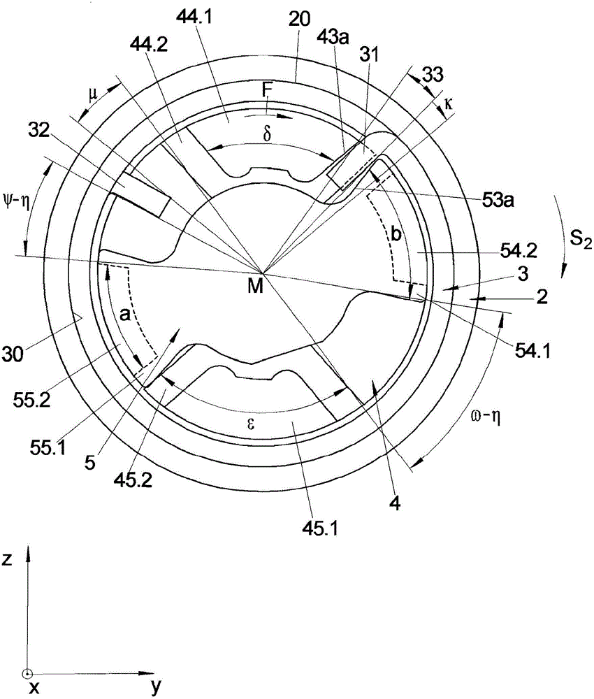 Device for controlling an adjustable drive element of an adjusting device and adjusting device