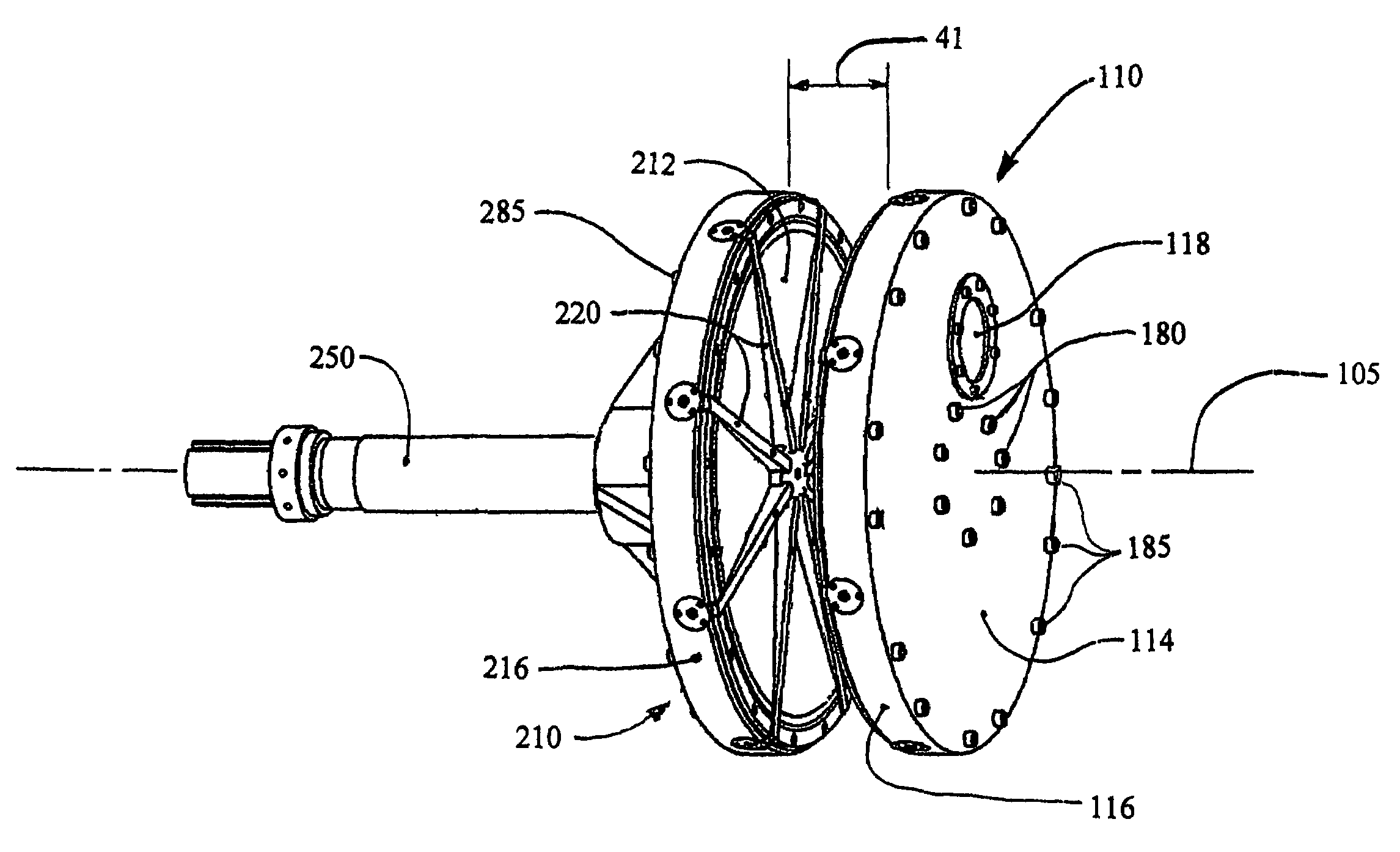 Tire rubber granulator