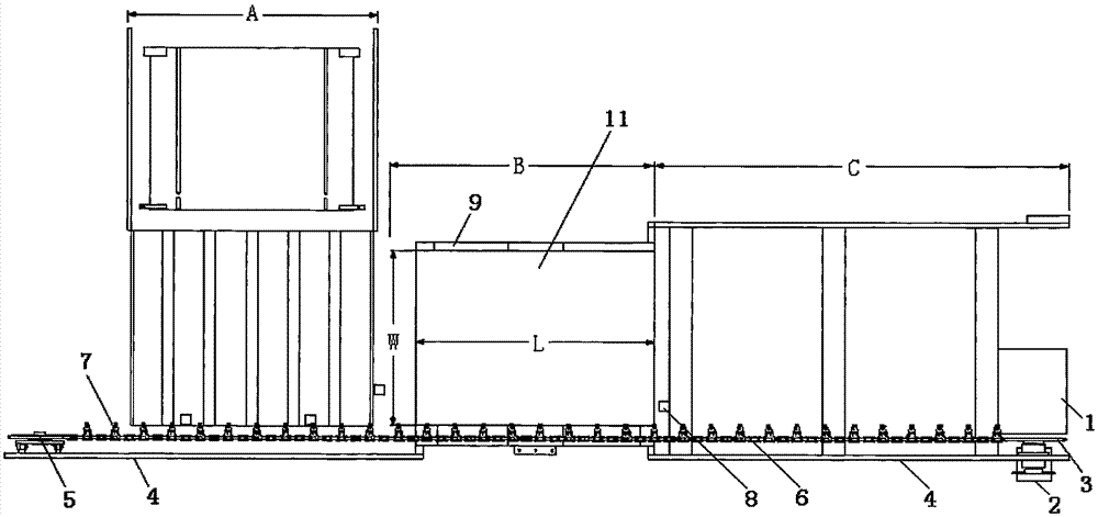 One-side gripper-bar-free intermittent motion mechanism and mold pressing technology thereof