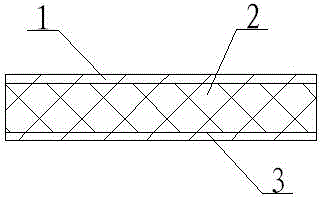 A preparation method for a new type of marine cold storage composite plate