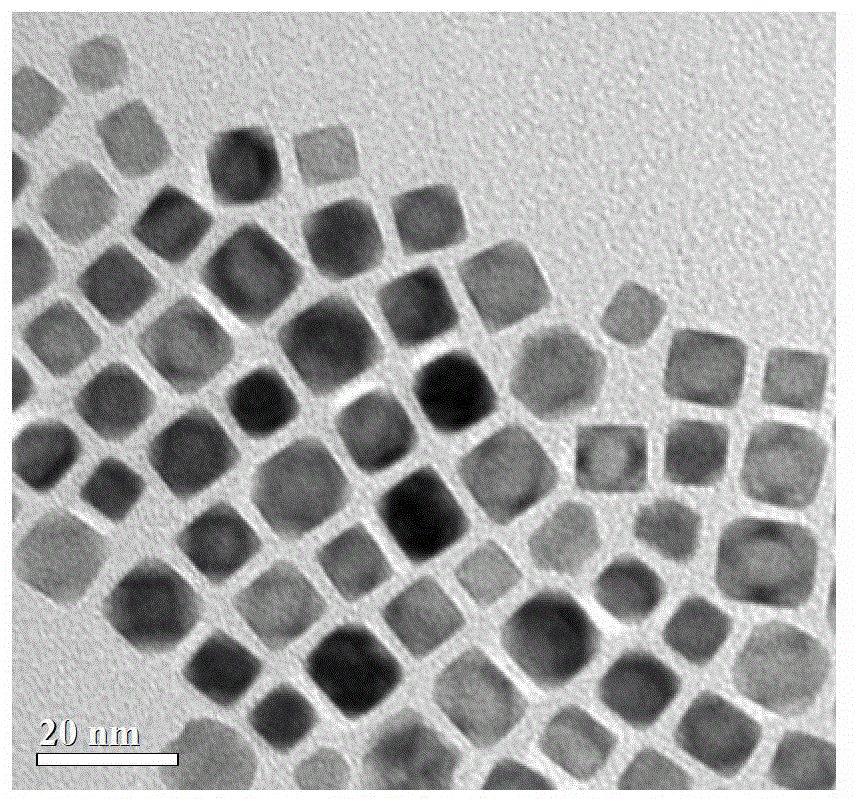 Nanometer nickel-based polyhedron catalyst used for aromatic ring hydrogenation, preparation method thereof and application thereof