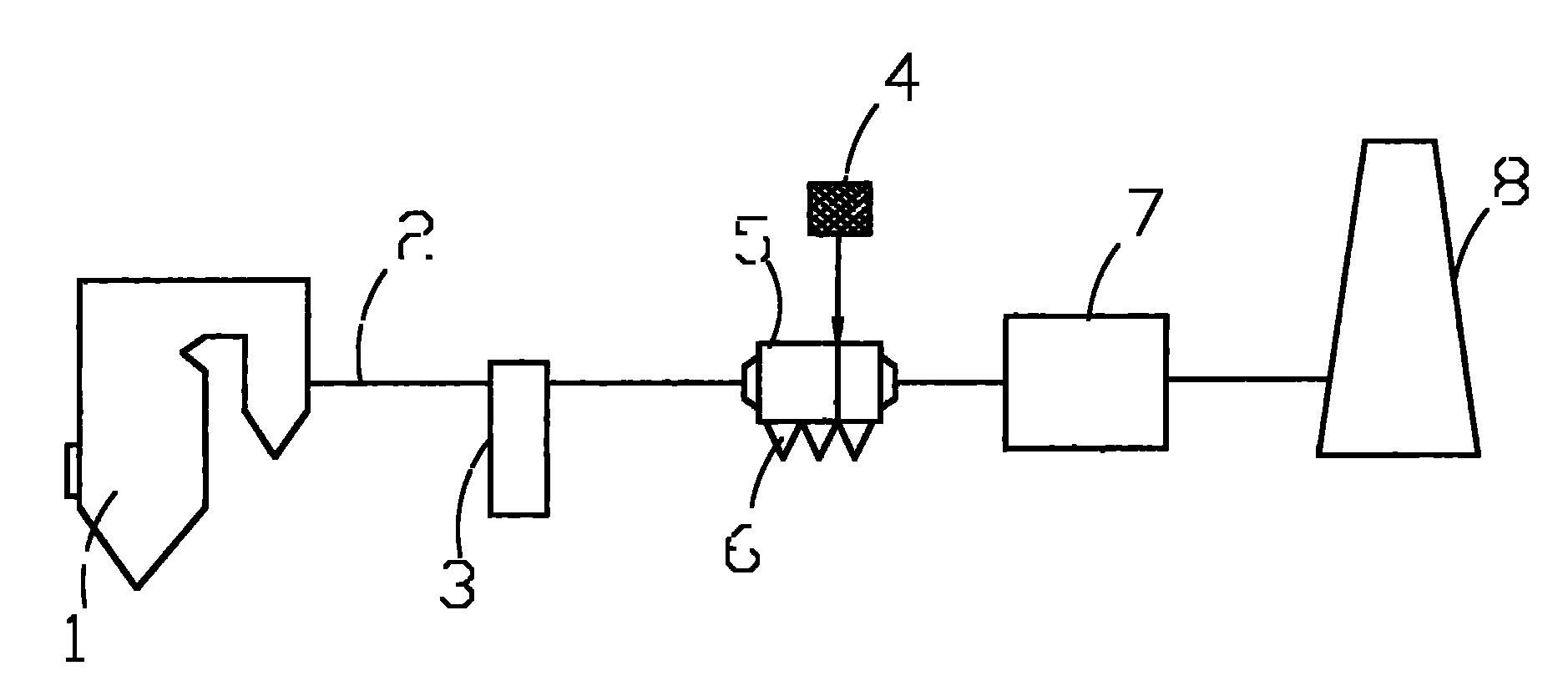 Agent for absorbing fire coal flue gas mercury pollutant and preparation and use thereof