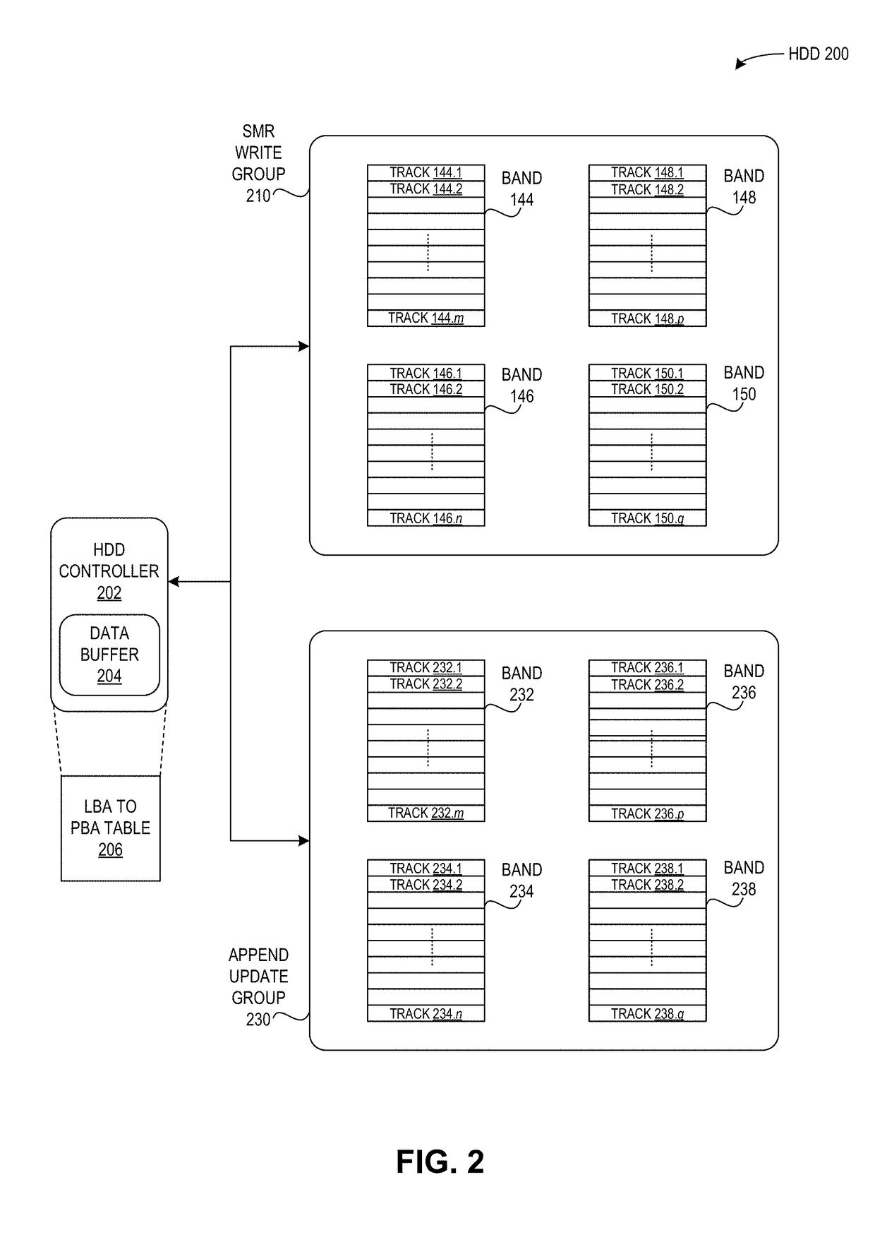 Method and system for rearranging a write operation in a shingled magnetic recording device