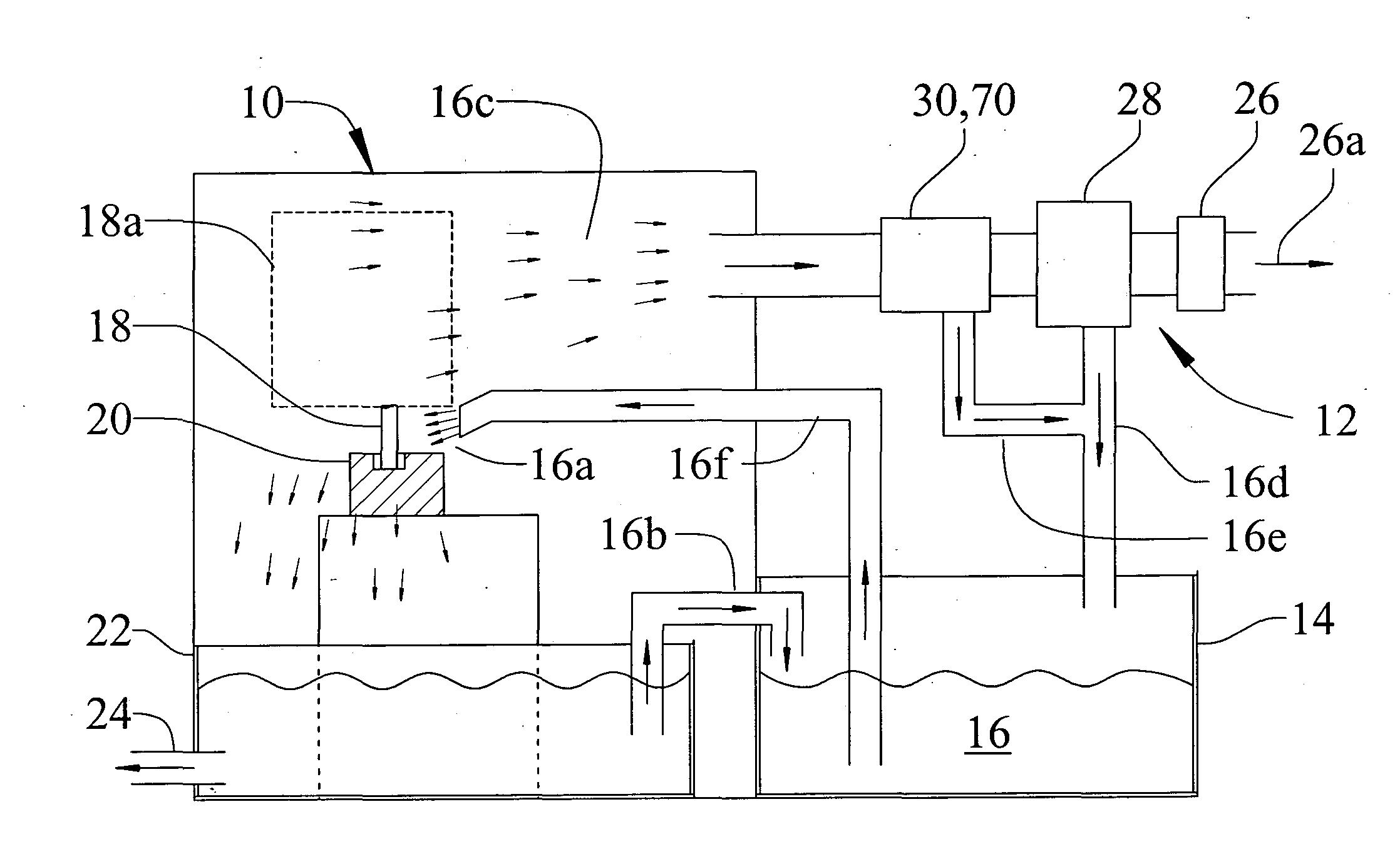 Cyclonic separator for mist collectors