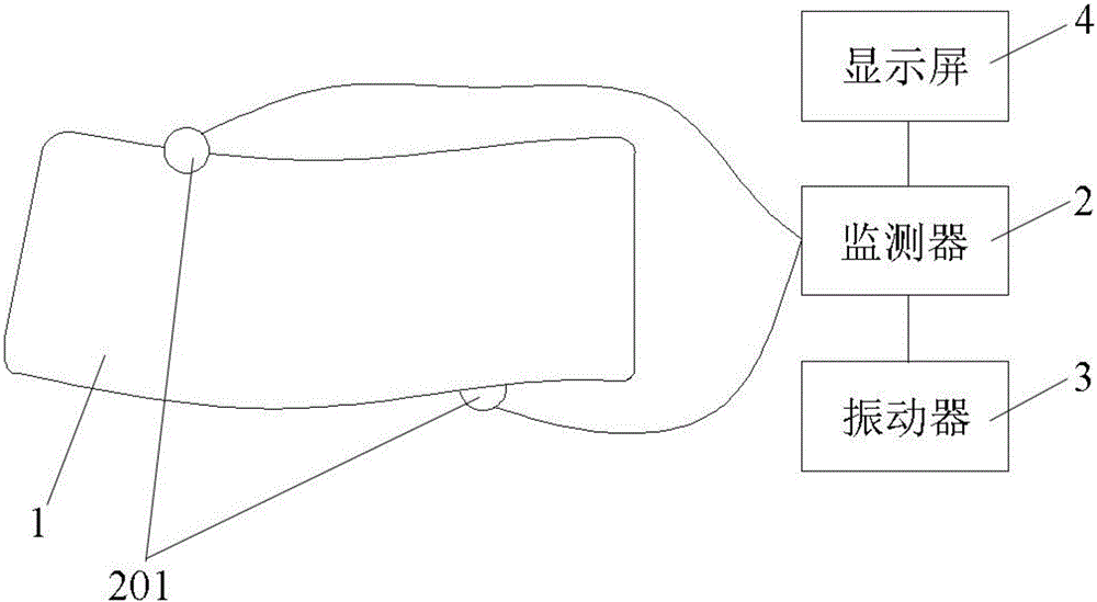 Puerpera bleeding monitoring device