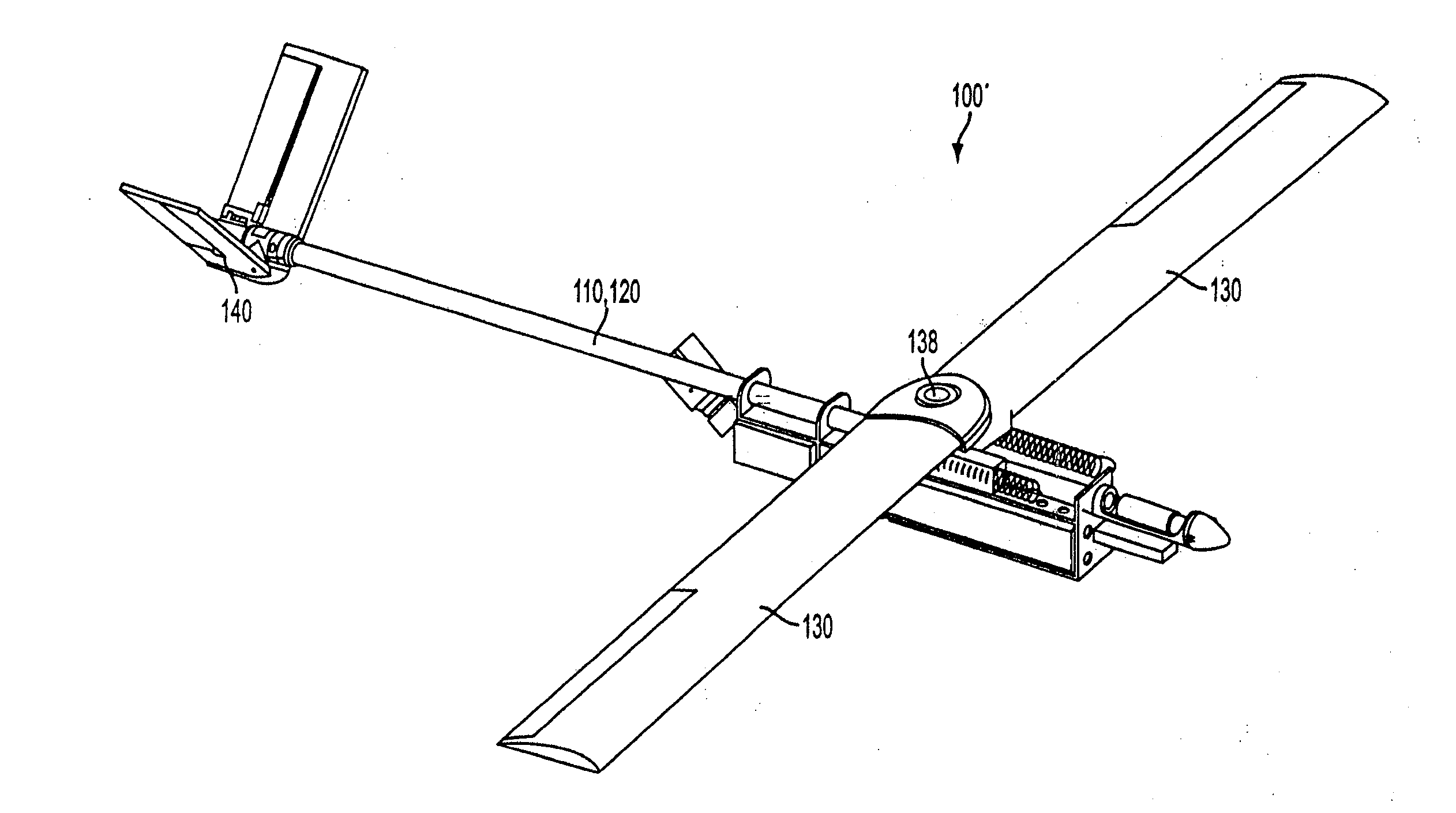 Lightweight air vehicle and pneumatic launcher