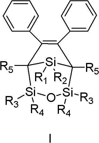 Silca bridged cycloalkene compounds and preparation method and use thereof