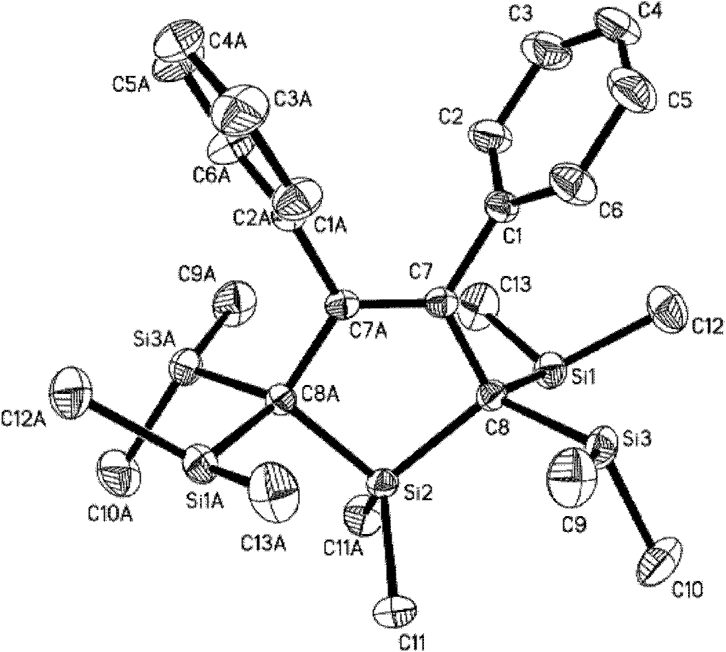 Silca bridged cycloalkene compounds and preparation method and use thereof