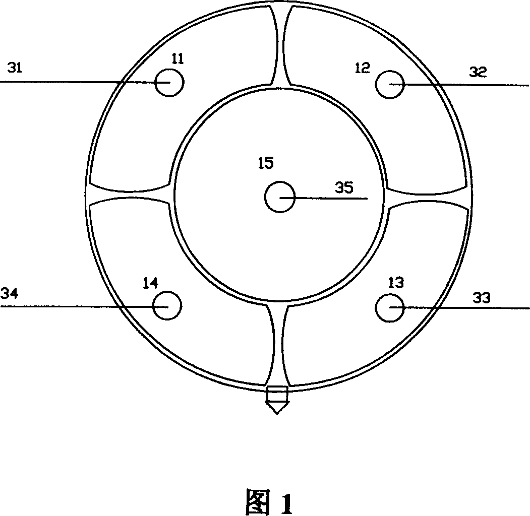 A multi-electrode combinative non-invasive heart pacing electrode