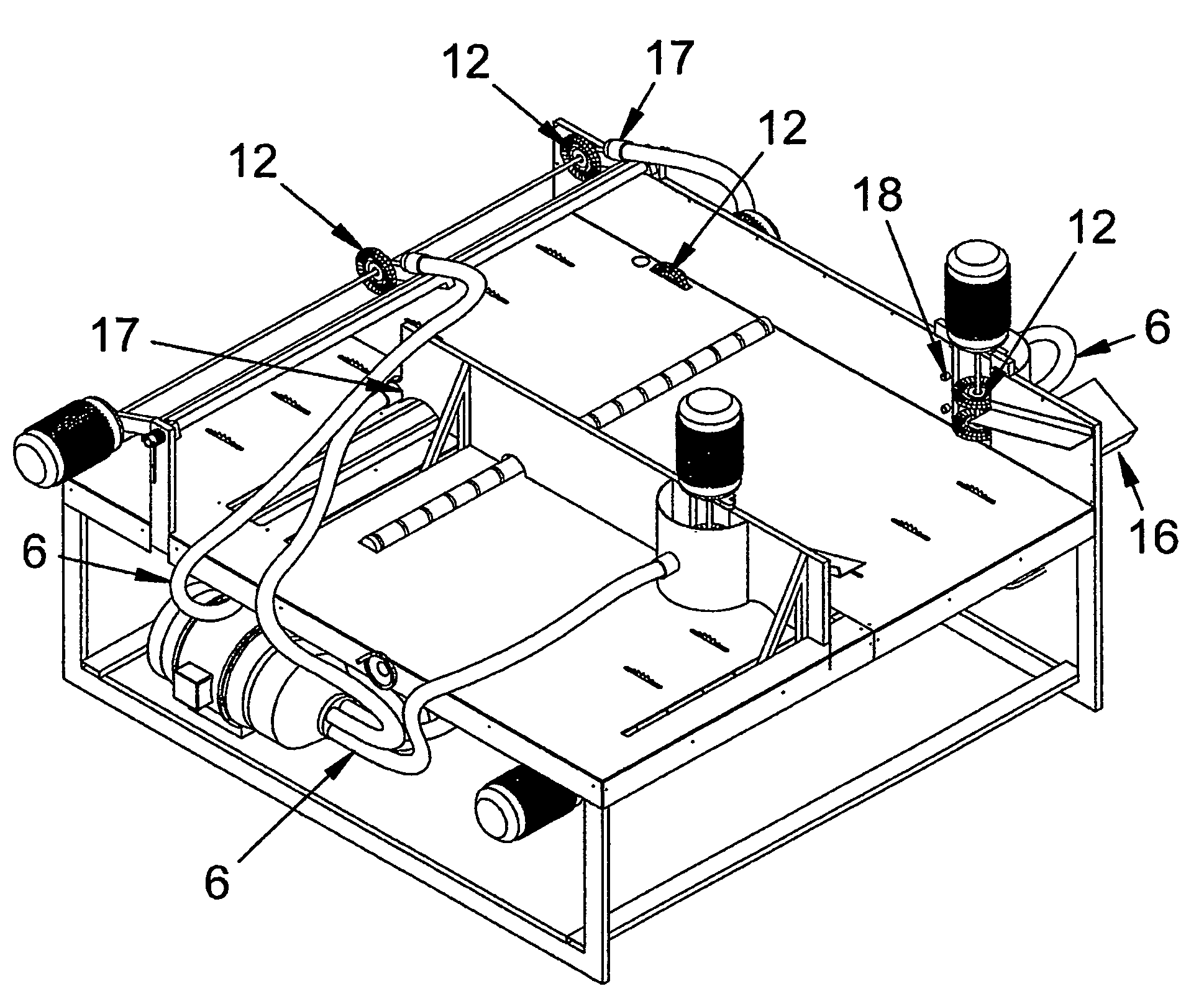 Mattress material removal device