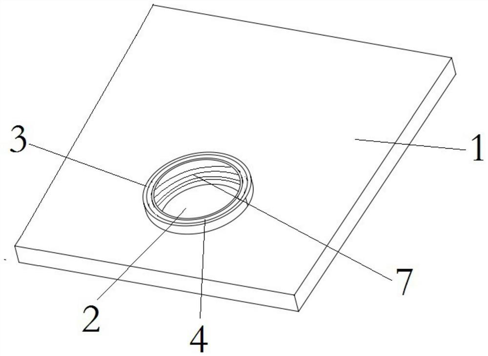 Connecting structure of transformer tank cover and oil level indicator and transformer with connecting structure