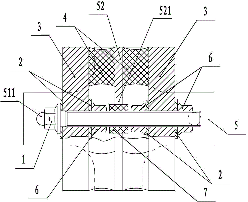 Rear axle mass shock absorber