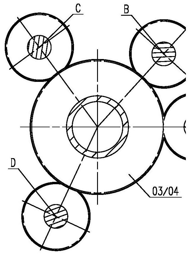 Configurable modular turntable angle measurement and electrical limiting composite mechanism