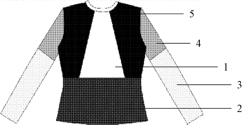 Optimal design method for improving comfort degree of golf clothing