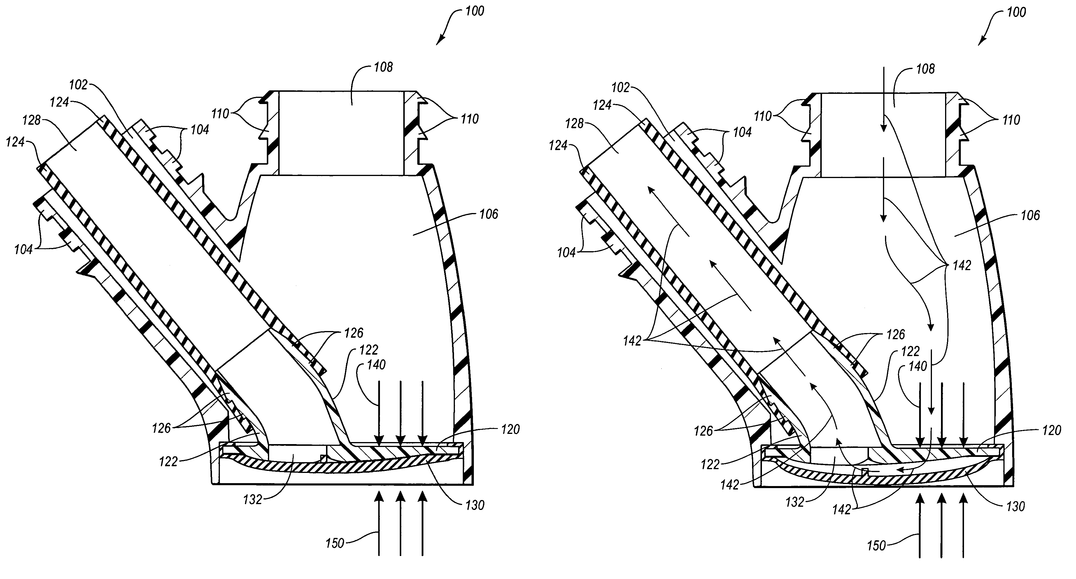 Exhalation valve for use in a breathing device