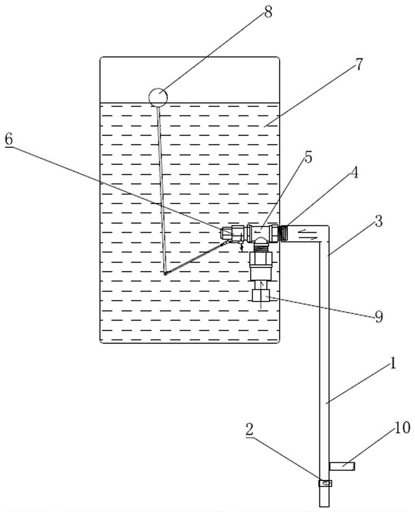 Full-automatic non-electric water storage control device for water cut-off emergency meeting and using method thereof