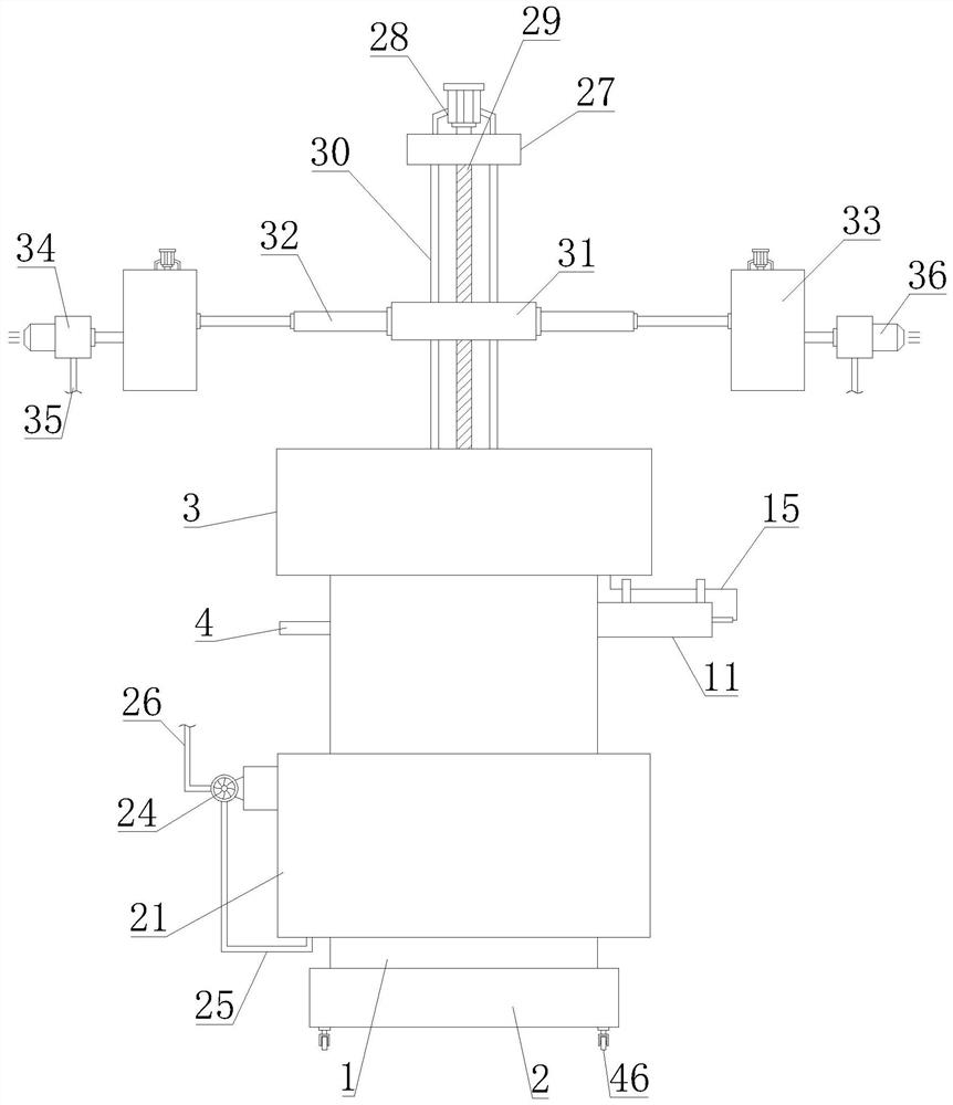 Irrigation device for tea planting