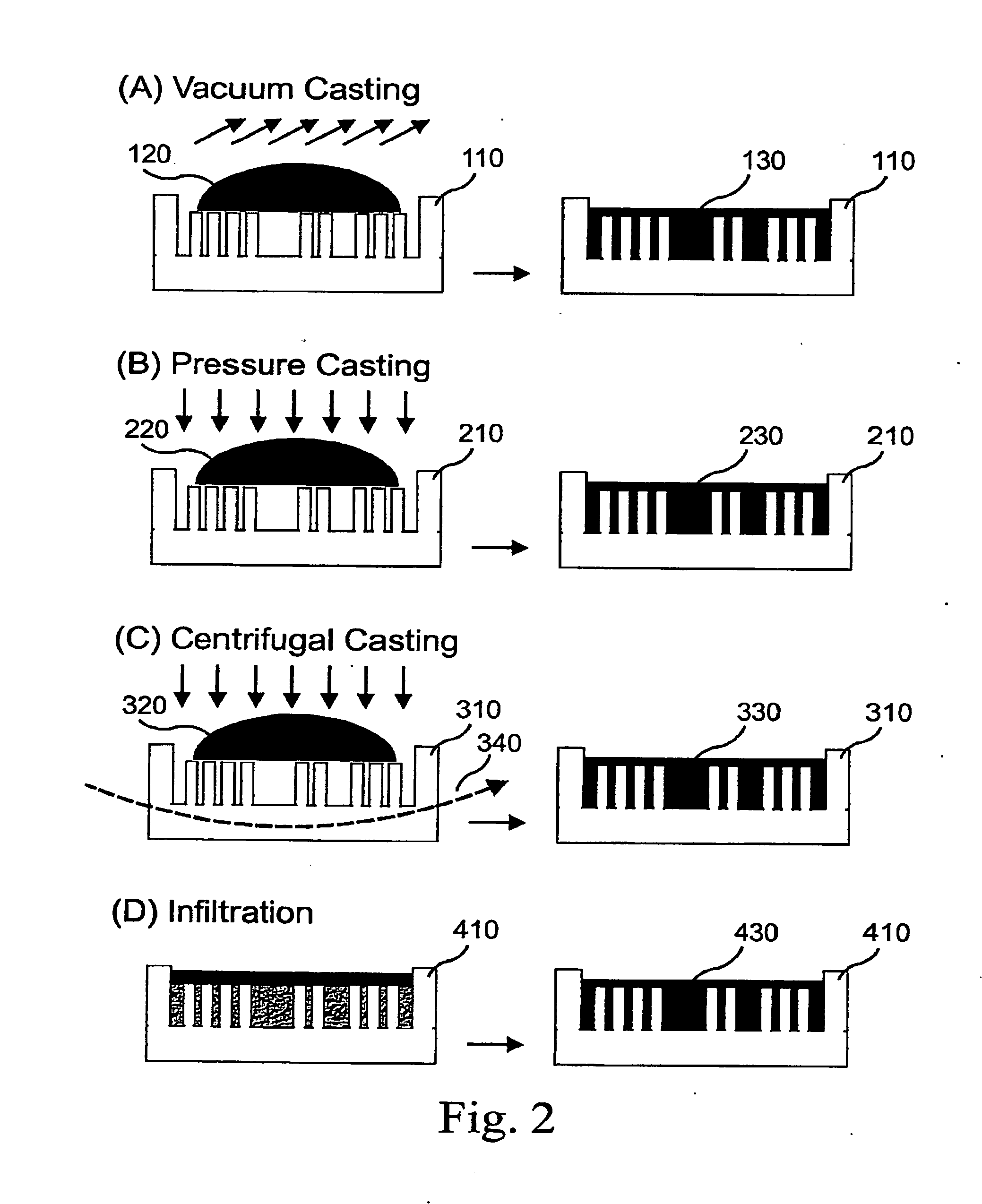 High Aspect Ratio Microstructures and Method for Fabricating High Aspect Ratio Microstructures From Powder Composites