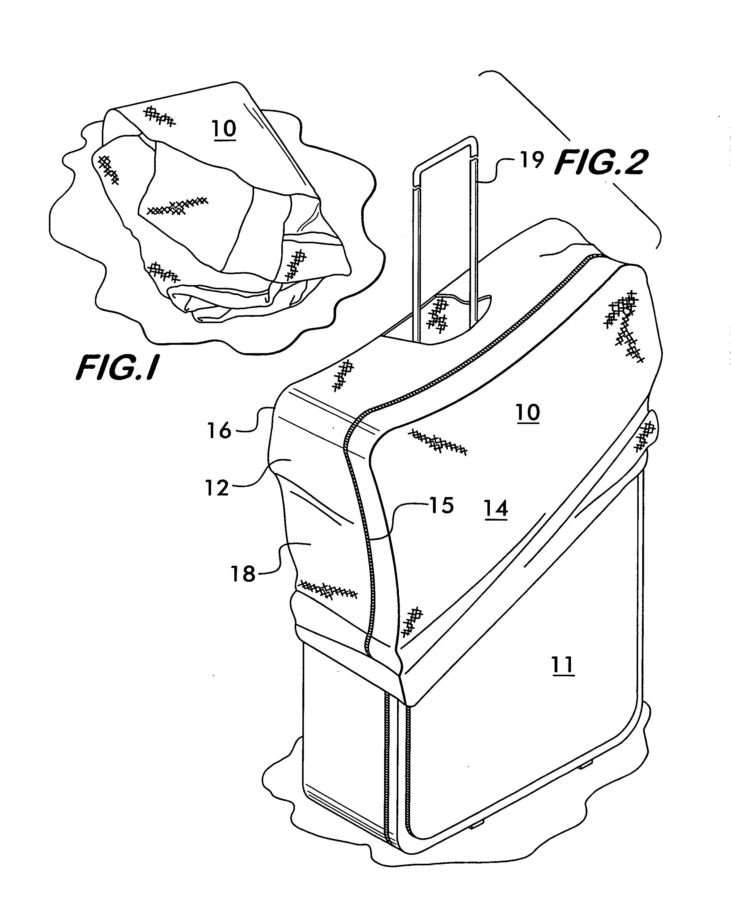 Expandable luggage armor