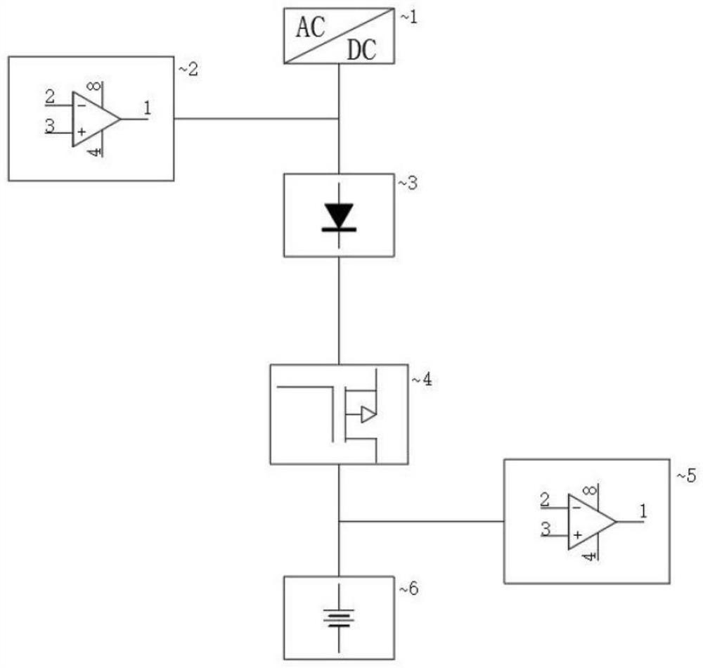 Battery charger, battery pack disconnection fault detection circuit