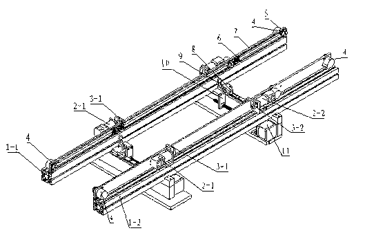 Circuit board conveying fixed rail with automatically-adjusted width