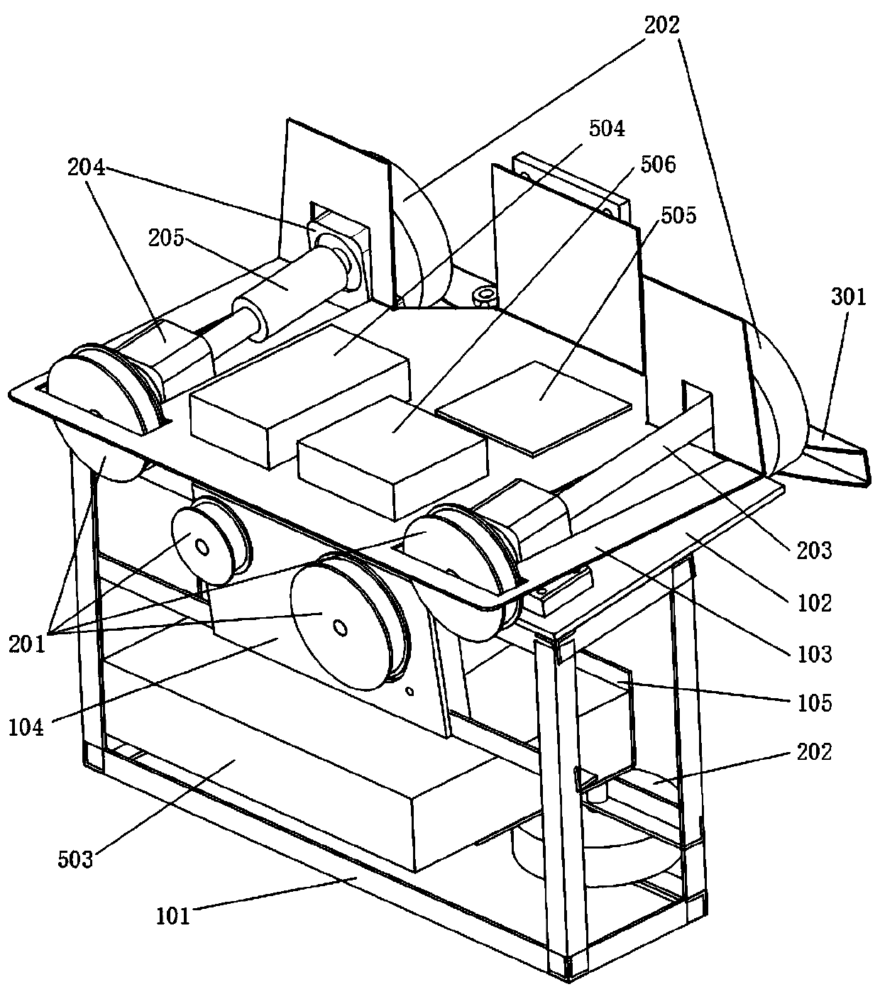 Highway intelligent monitoring and early warning robot and operation method thereof