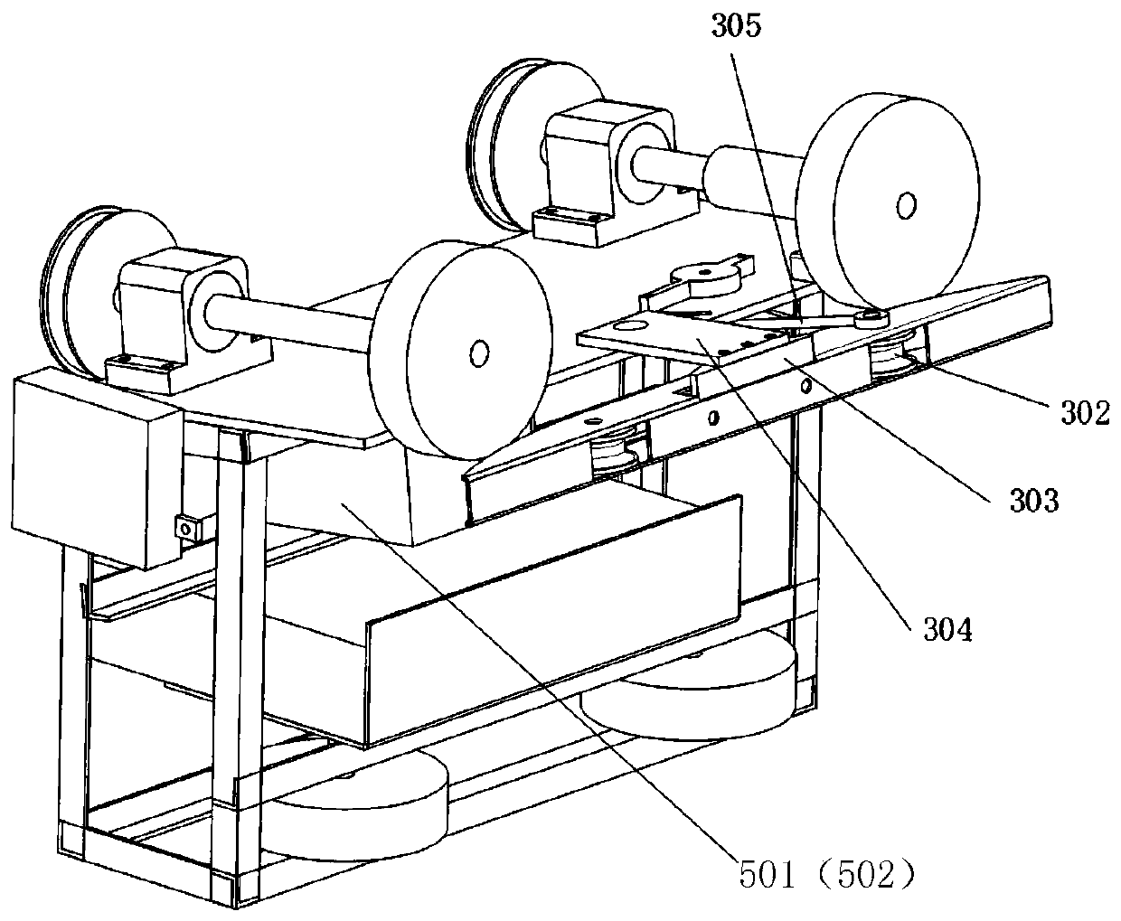 Highway intelligent monitoring and early warning robot and operation method thereof