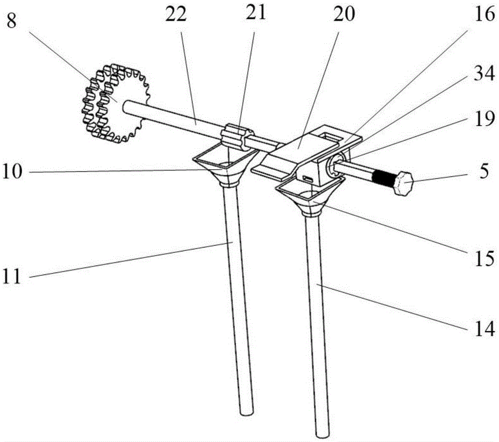 Seed sowing device for same-row intercropping of two types of crops