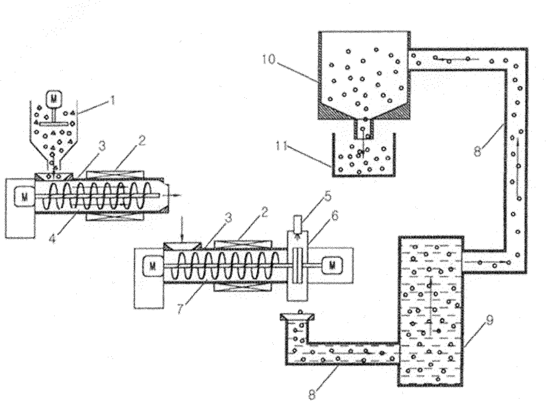 Granular carrier for wastewater processing, preparation method thereof and preparation device thereof