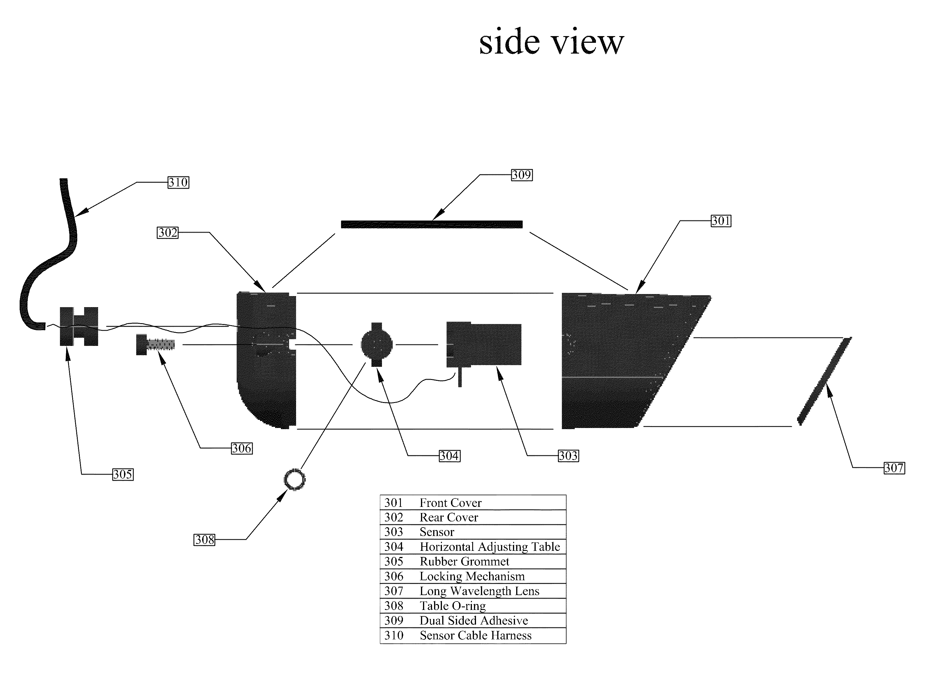 Curb detection device for motor vehicles