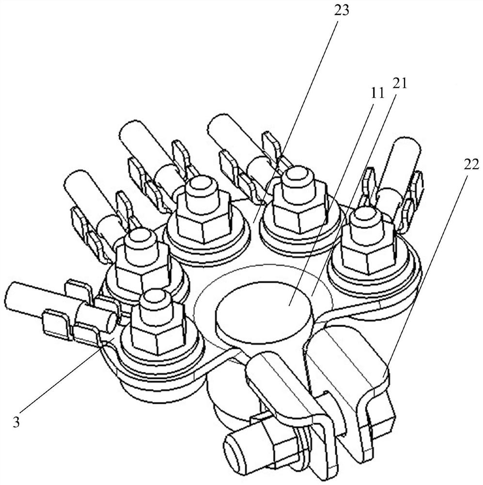 Power distribution system and power distribution method for exhibit cars