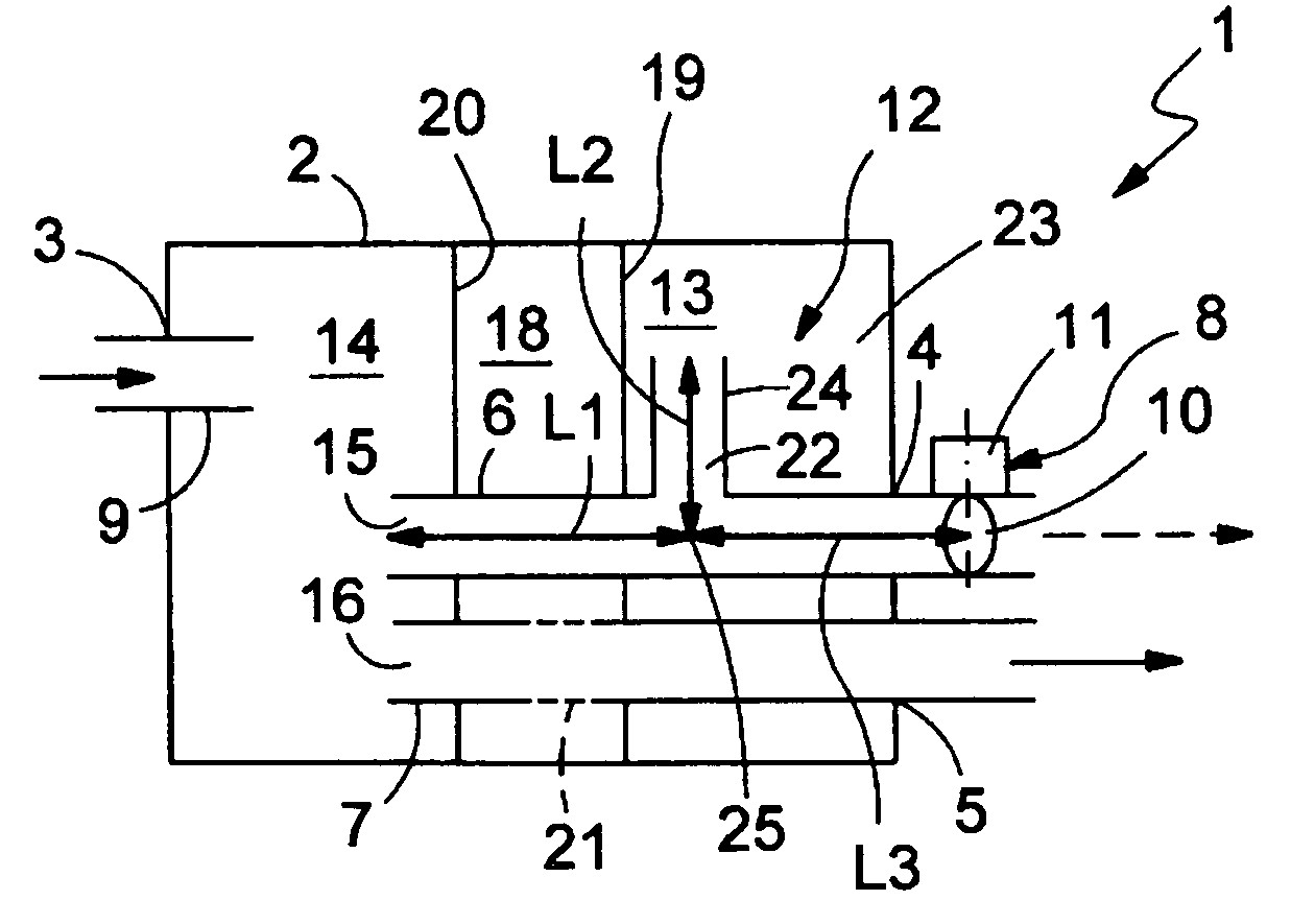 Muffler for an exhaust gas system