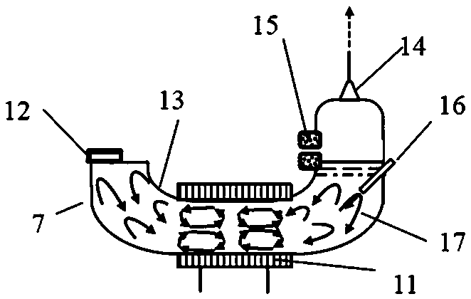 A power grid peak regulation system and method for induction furnace iron bath coal gasification