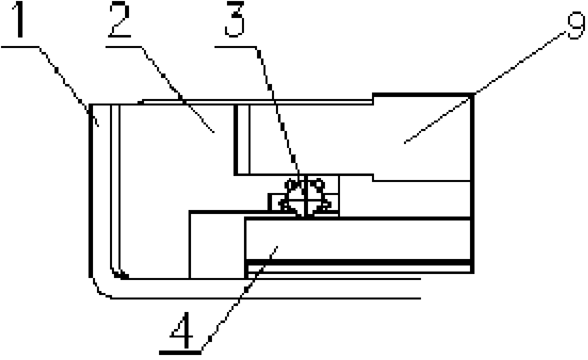 Light guide plate compressing structure and backlight module