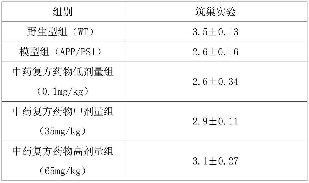 A compound traditional Chinese medicine preparation for preventing and treating Alzheimer's disease and its preparation method