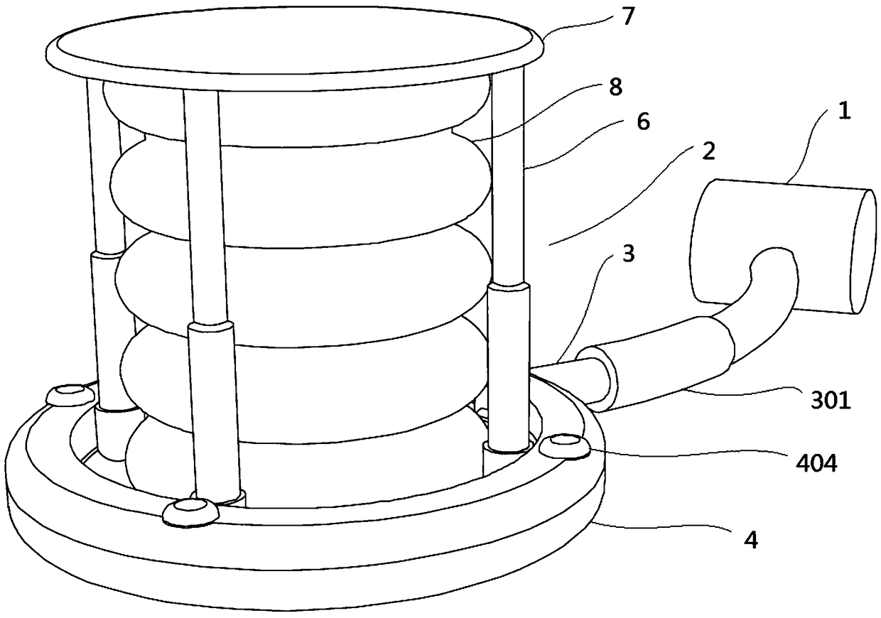 Lifting equipment for automobile repairing