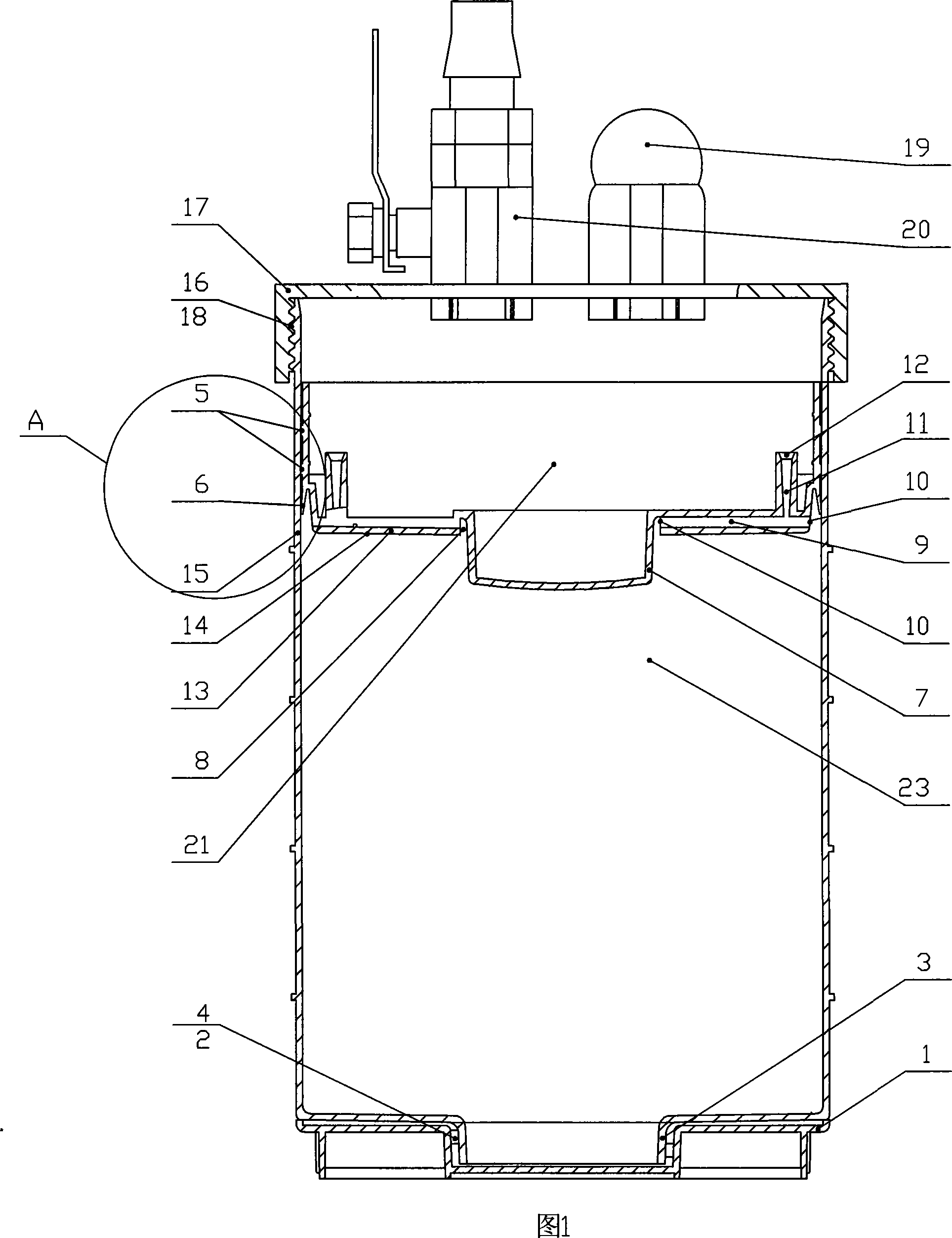 Vacuum pneumatic ink containers