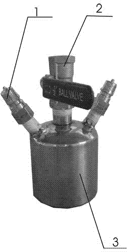 Closed sampling method of lithium ion battery electrolyte