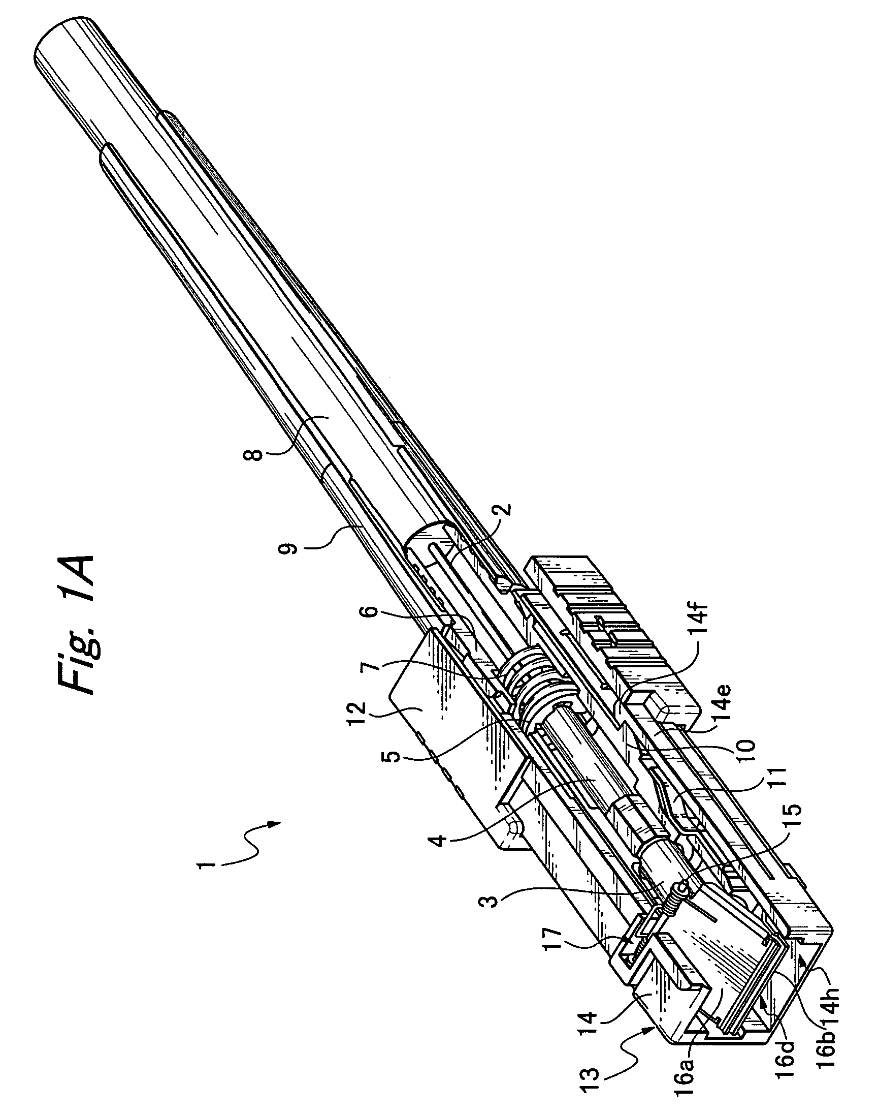 Shading member-equipped optical connector plug