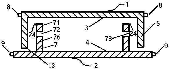 Cracking-type easy-to-press handheld criss-cross counting surface sampling culture dish