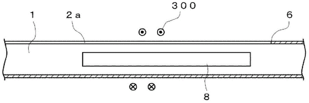 Welding device for electric resistance welded pipe