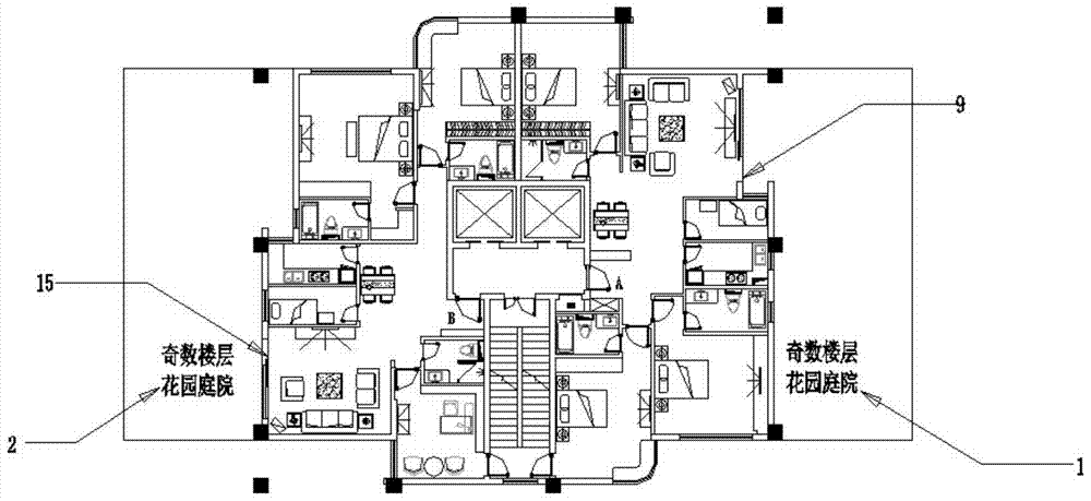 Urban forest garden buildings and buildings