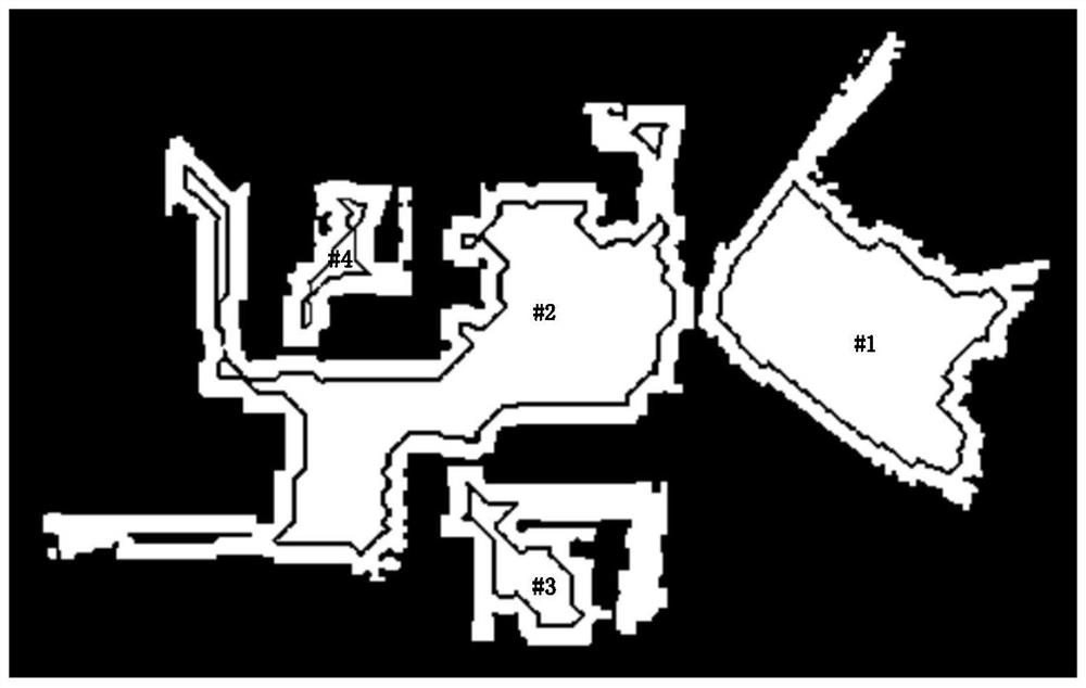 Laser map region segmentation method