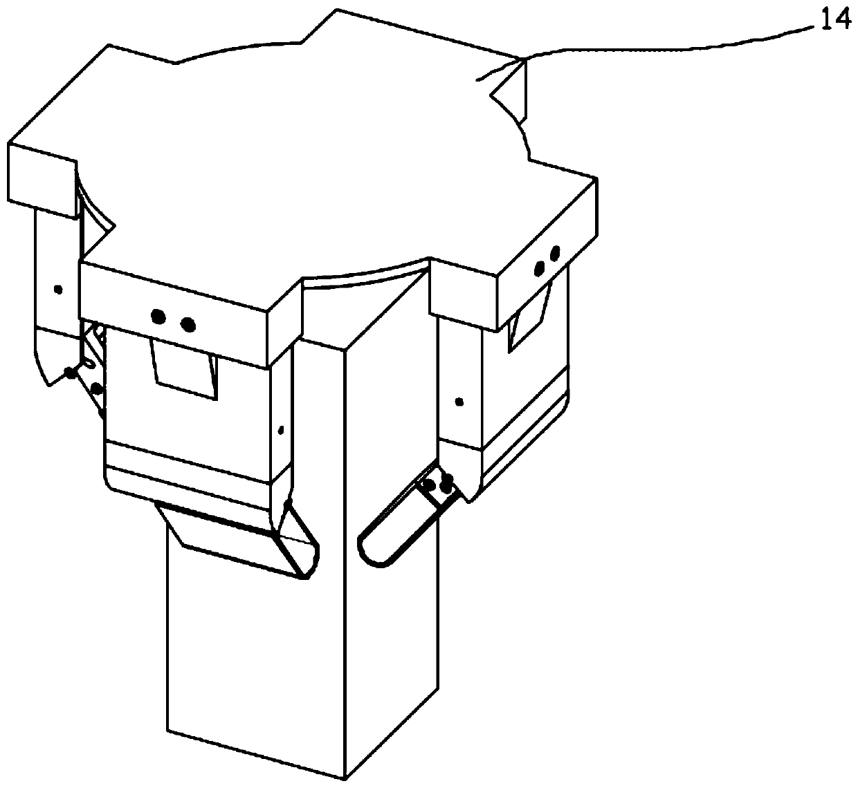 Clamping jaw based on gel driver