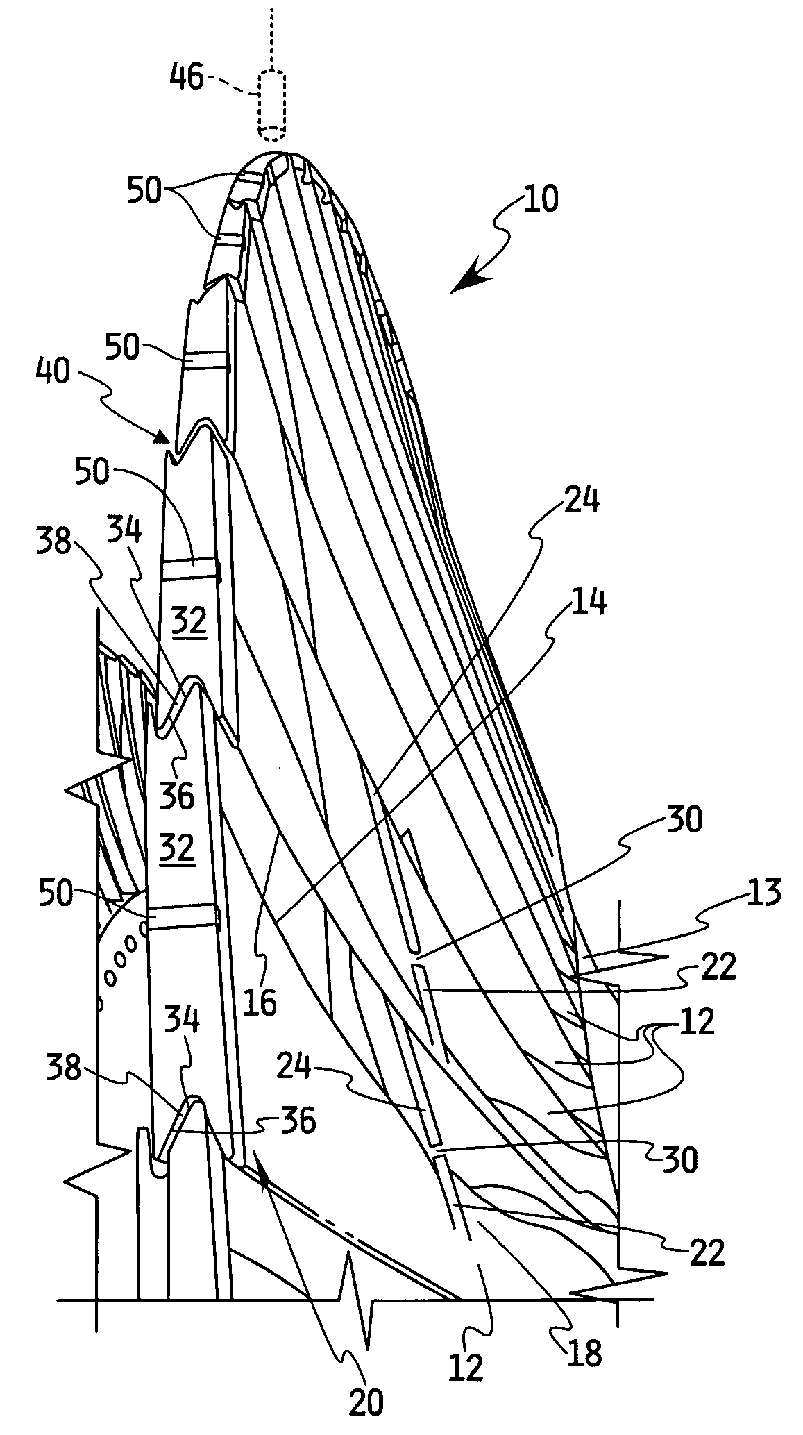 Blade shroud vibration monitor