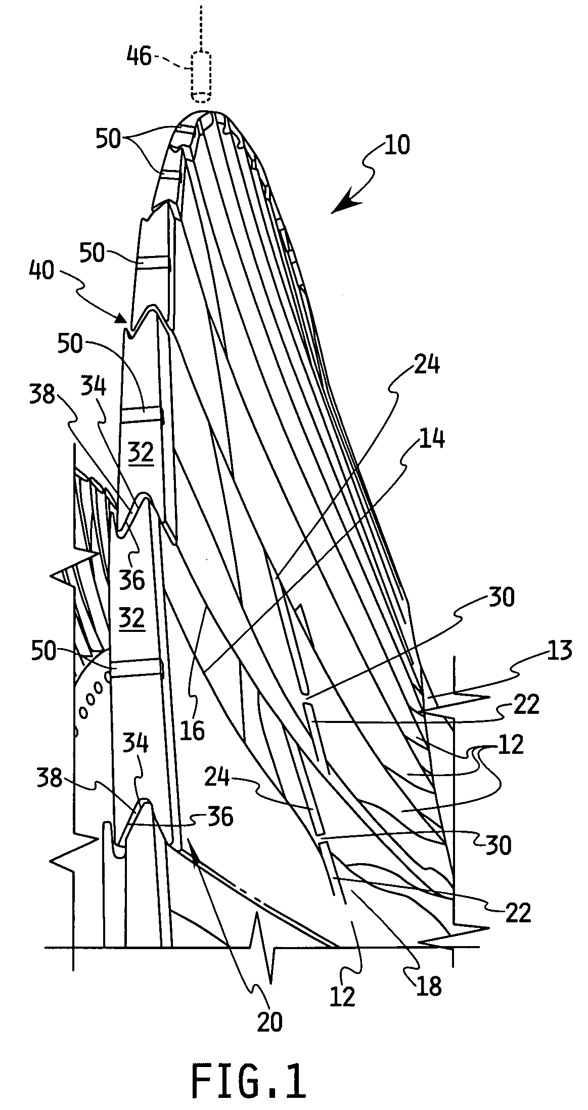 Blade shroud vibration monitor