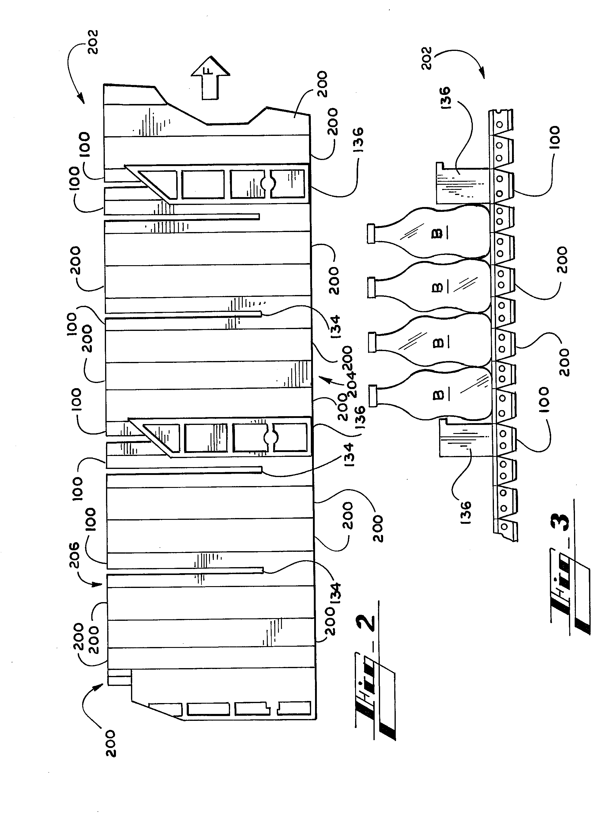 Stablized guided conveyor belt with multiple base chains and interchangeable conveyor plates