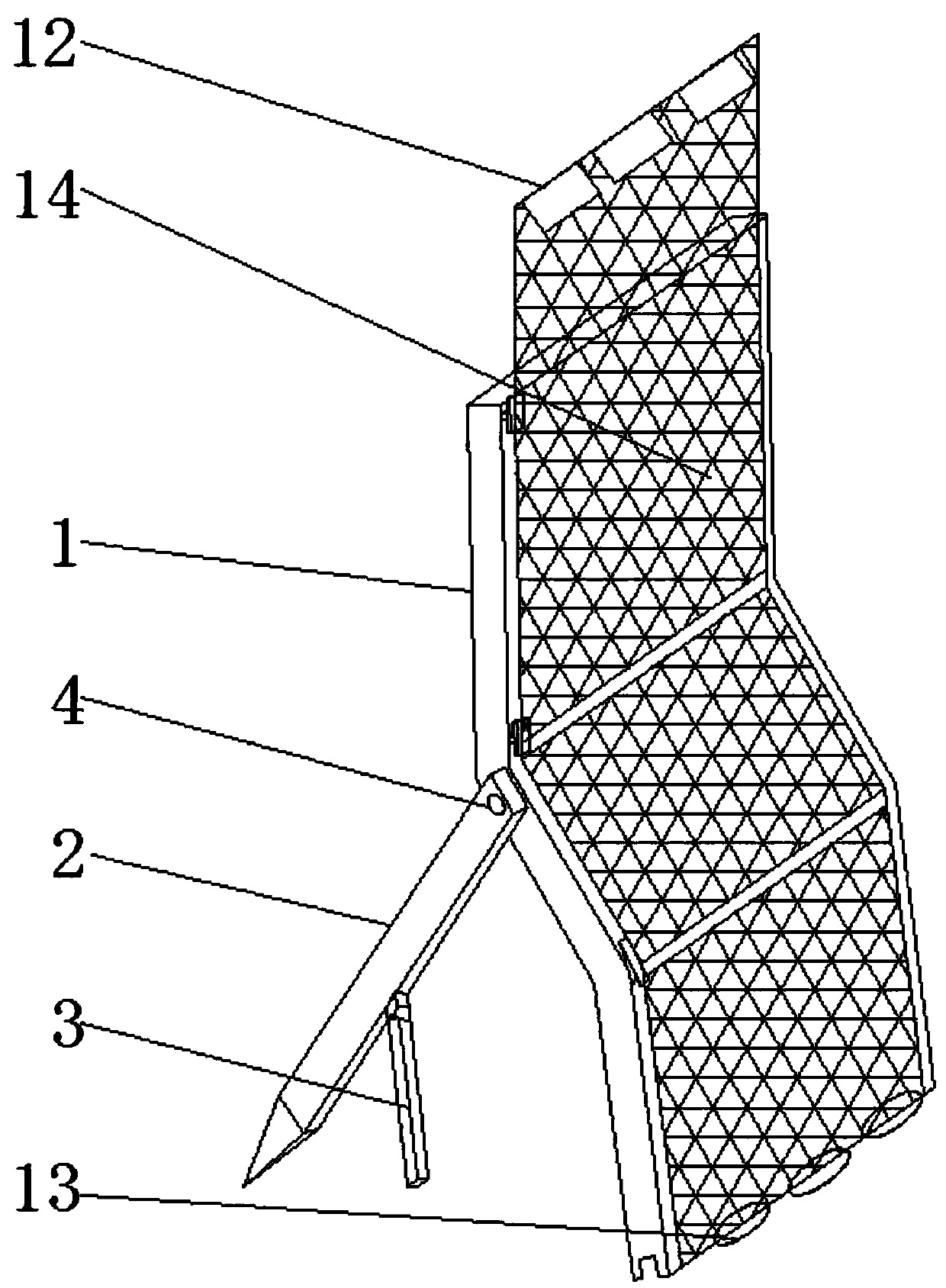 Rice field enclosing device capable of preventing loaches from running off and used for rice-loach co-culture