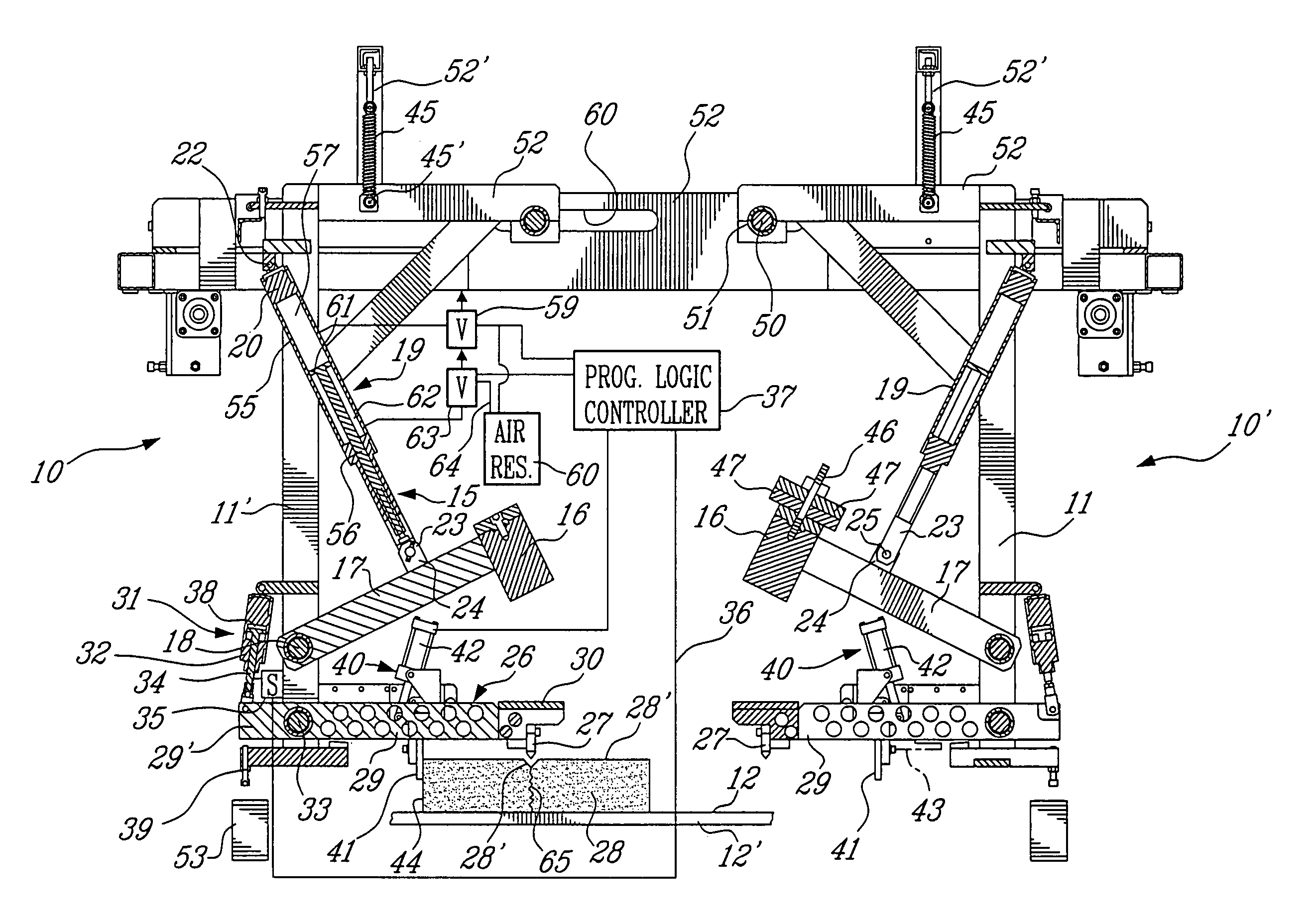 Block impact splitter